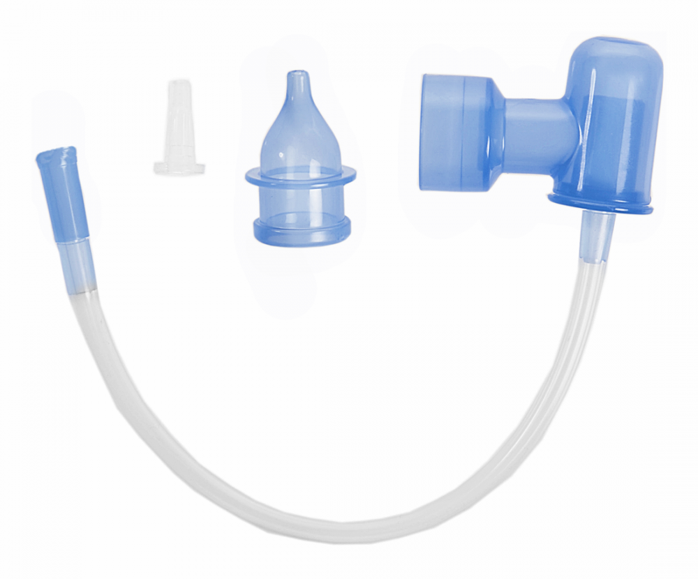 Aspirator nazal Minut Baby prin aspiratie bucala bleu