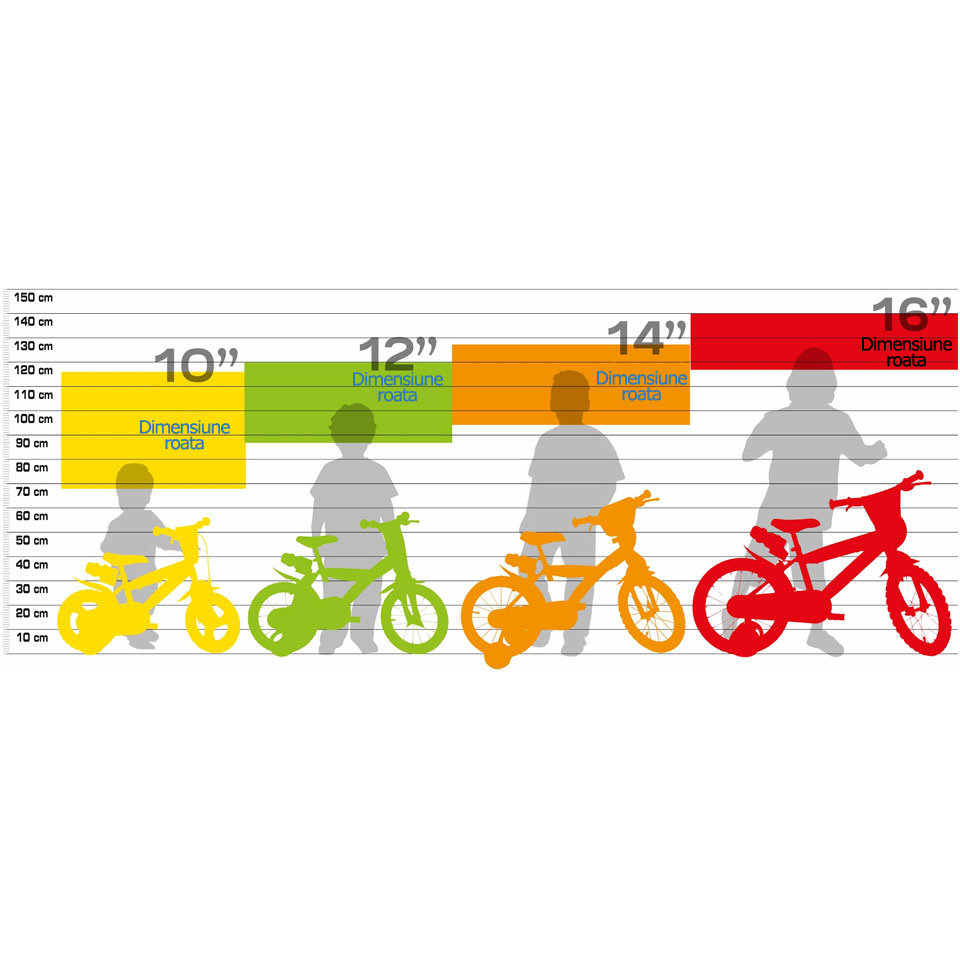Bicicleta copii 12 GLN DINO BIKES imagine noua responsabilitatesociala.ro