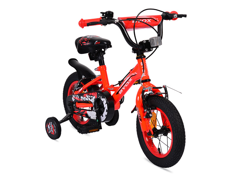 Bicicleta pentru baieti cu roti ajutatoare Byox Ferine 12 inch Byox imagine noua