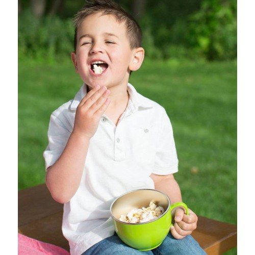 Bol de invatare smart dinner bowl blue