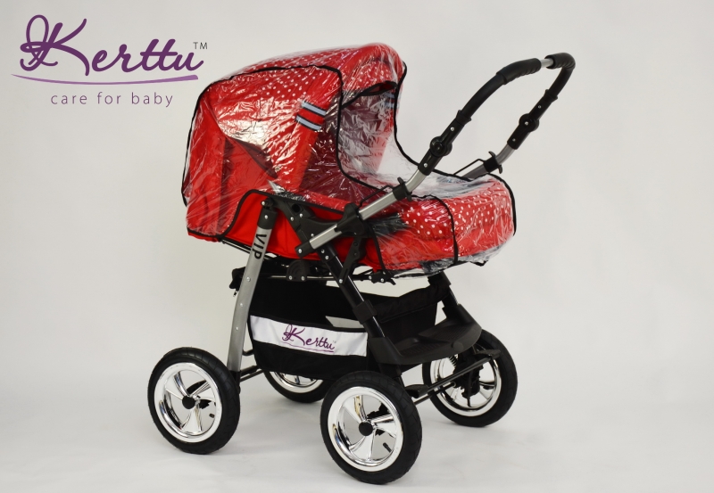 Carucior 2 in 1 kerttu vip 82 albastru jeans
