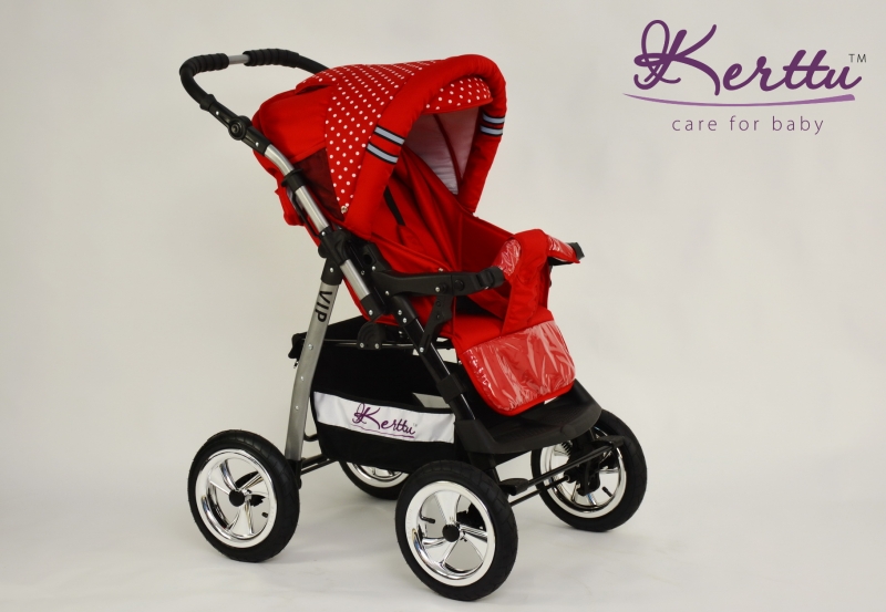 Carucior 3 in 1 kerttu vip 17 maro cu crem