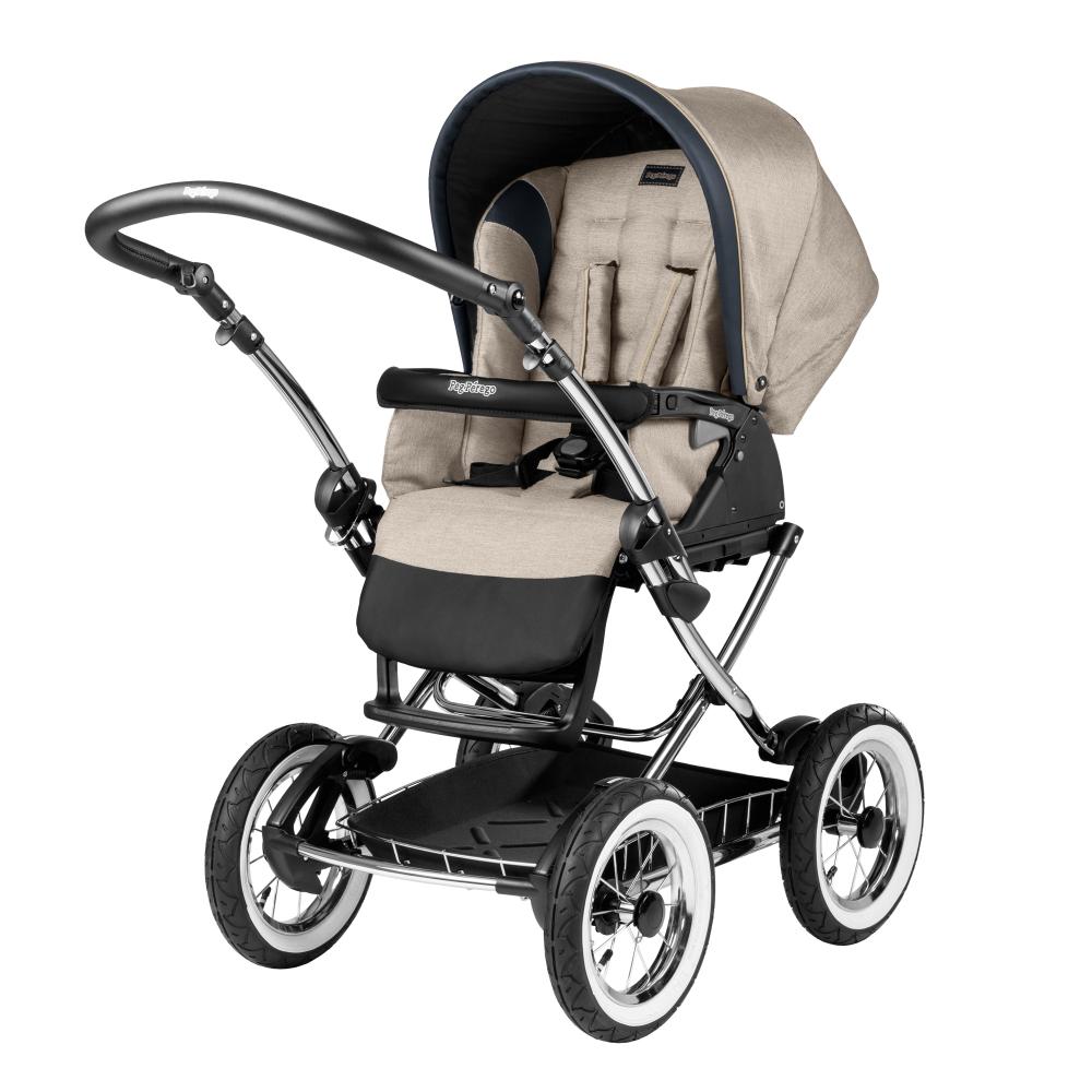 Carucior Primonido Giro Classico Chrome, Peg Perego Luxe Beige