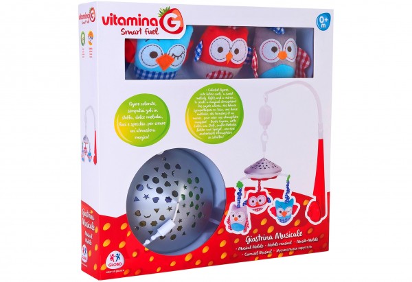 Carusel muzical cu lumini si sunete globo
