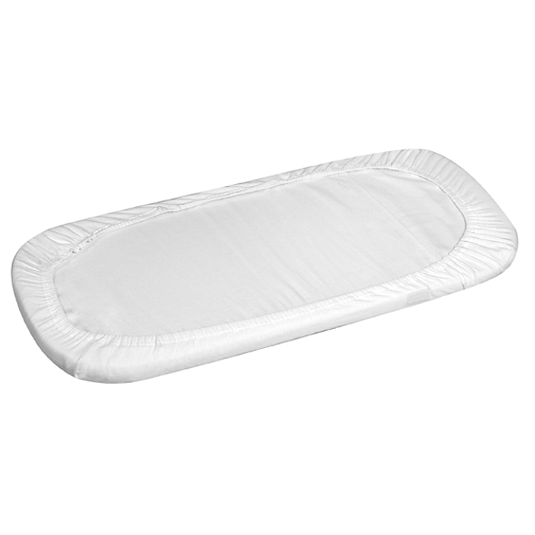 Cearceaf jerse din bumbac 90x40 cm white 01