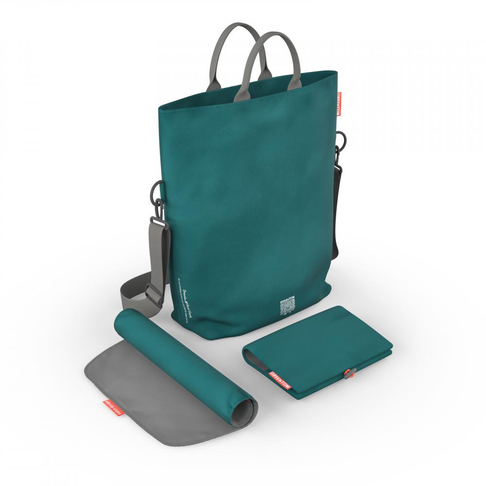 Geanta pentru scutece teal