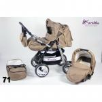 Carucior 3 in 1 Kerttu Vip 71 cappuccino