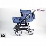 Carucior Kerttu VIP 82 albastru jeans
