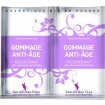 Exfoliant facial regenerant, antiage cu acid hialuronic, bujor si ceai verde Secrets des Fees 2x4g