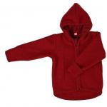 Jacheta din lana merinos organica tumble/boiled wool Iobio Cassis 74/80