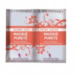 Masca faciala echilibranta peel-off cu lamaie, grapefruit si mandarine Secrets des Fees 2x8g