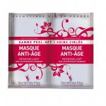 Masca faciala remodelanta anti-aging peel-off, cu merisor si hibiscus Secrets des Fees 2x8g