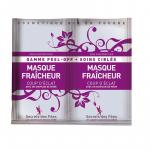 Masca faciala revitalizanta iluminatoare, cu mure, coacaze negre si morcov, peel-off Secrets des Fees 2x8g
