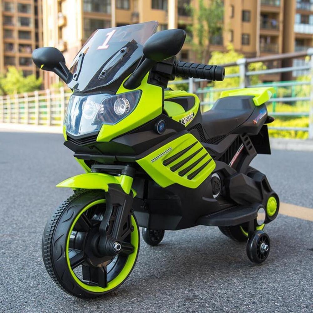 Motocicleta electrica 6V LQ158 verde - 1
