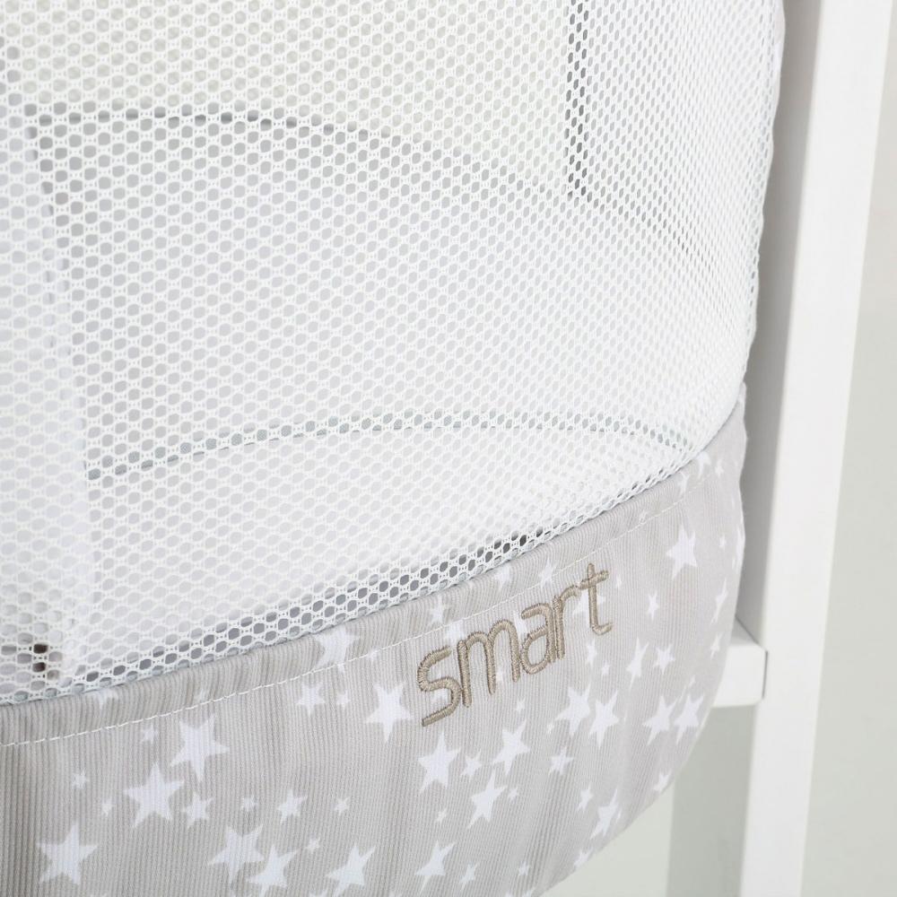 Patut bebe smart luce alb + bassinet smart fresh