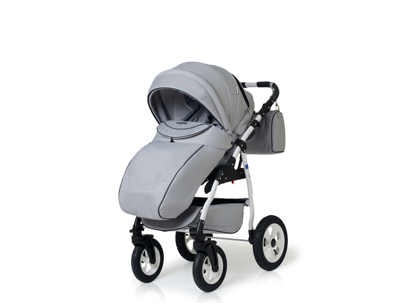Carucior copii 3 in 1 germany gri deschis