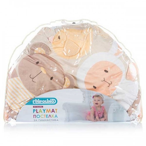 Covoras de joaca Chipolino Bear and Lamb activități imagine 2022 protejamcopilaria.ro