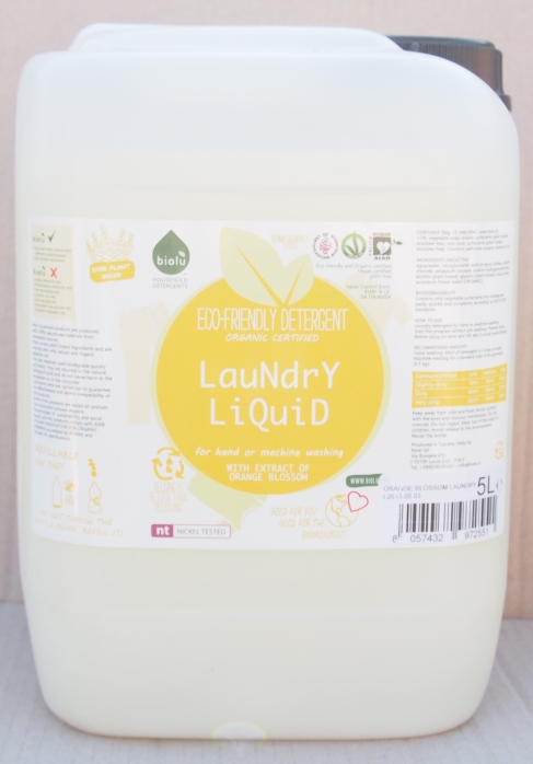 Detergent ecologic lichid pentru rufe albe si colorate portocale 5L albe imagine noua responsabilitatesociala.ro