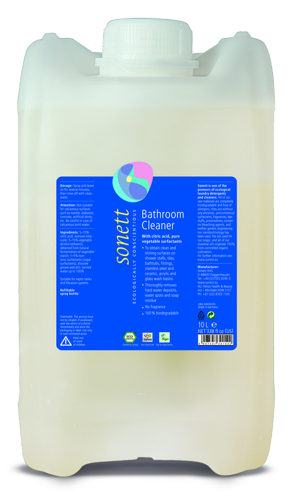 Detergent ecologic pentru baie 10L Sonett 10L imagine noua responsabilitatesociala.ro