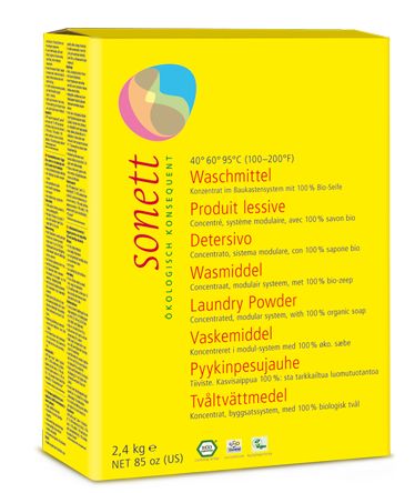 Detergent ecologic praf pentru rufe 2.4 kg Sonett 2.4 imagine noua responsabilitatesociala.ro