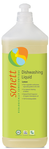 Detergent ecologic pentru spalat vase lamaie Sonett 1L Alimentatie imagine noua responsabilitatesociala.ro