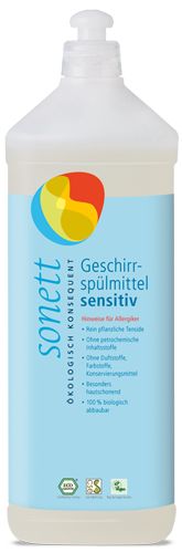 Detergent ecologic pentru spalat vase neutru Sonett 1L imagine