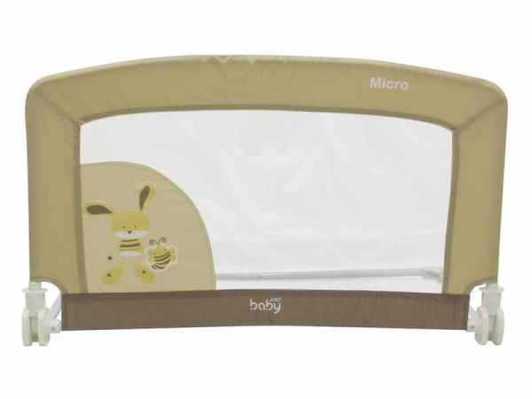 Bariera protectie pat Micro pentru bebelusi Just Baby Bej