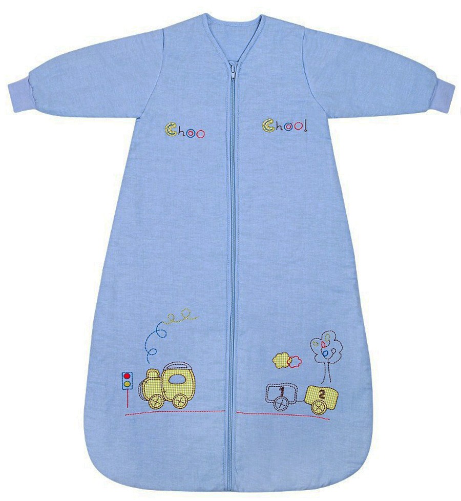 Sac de dormit cu maneca lunga choo choo 6-18 luni 2.5 tog