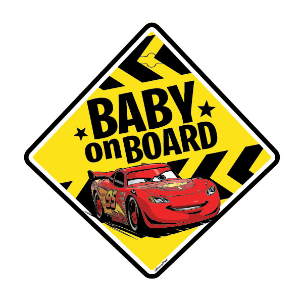 Semn de avertizare Baby on Board Cars Seven SV9610 Accesorii Scaune Auto