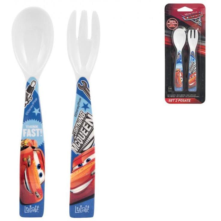 Set lingurita si furculita melamina Cars 3 Lulabi 7967750