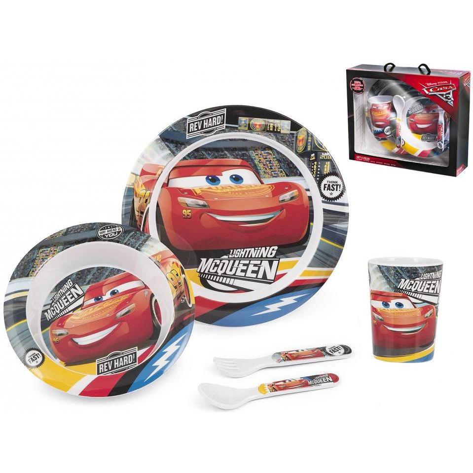 Set pentru masa melamina 5 piese cars 3 lulabi 7967800