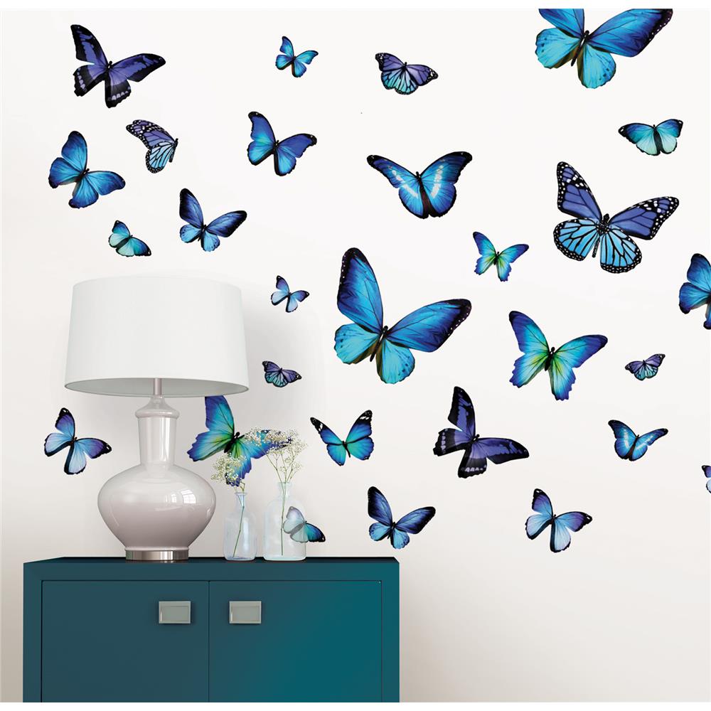 Stickere decorative cu fluturasi WallPops Mariposa