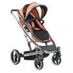 Carucior 2 in 1 transformabil cu suspensii Divaina Brown