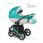 Carucior copii 2 in 1 Sudari 2018 Camarelo Color SU-1