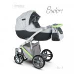 Carucior copii 2 in 1 Sudari 2018 Camarelo Color SU-7