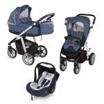Carucior multifunctional 3in1 Espiro Next 03 Stylish Blue 2017