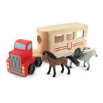 Camion transportor de cai cu remorca Melissa and Doug