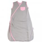 Sac de dormit multifunctional Grey Pink Elephant Travel 0-3 luni
