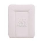 Saltea de infasat moale fara intaritura si capat inchis Papa Bear Gri 70x50 cm