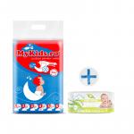 Scutece copii New Maxi 4 (8-15kg) 54 buc Cadou servetele umede Doctor Wipes Aloe fara capac