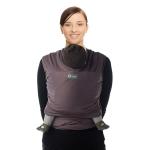 Sistem de purtare wrap elastic Tricot Slen Organic Babylonia Aubergine