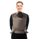 Sistem de purtare wrap elastic Tricot Slen Organic Babylonia Mild Taupe