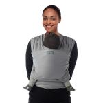 Sistem de purtare wrap elastic Tricot Slen Organic Babylonia Silver Cloud