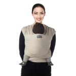 Sistem de purtare wrap elastic Tricot Slen Organic Babylonia White Pepper