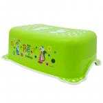 Taburet inaltator baie copii Little Bear and Friend cu sistem antialunecare verde