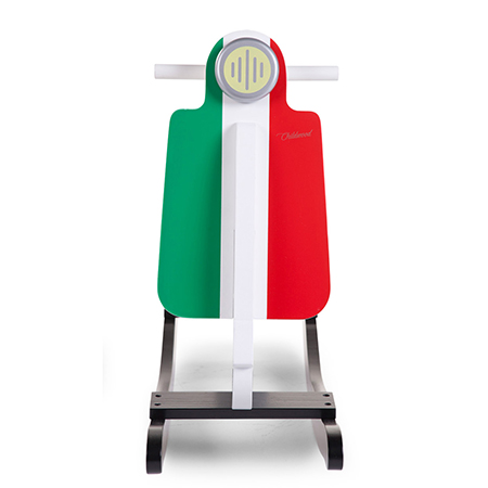 Balansoar din lemn tip scooter italy