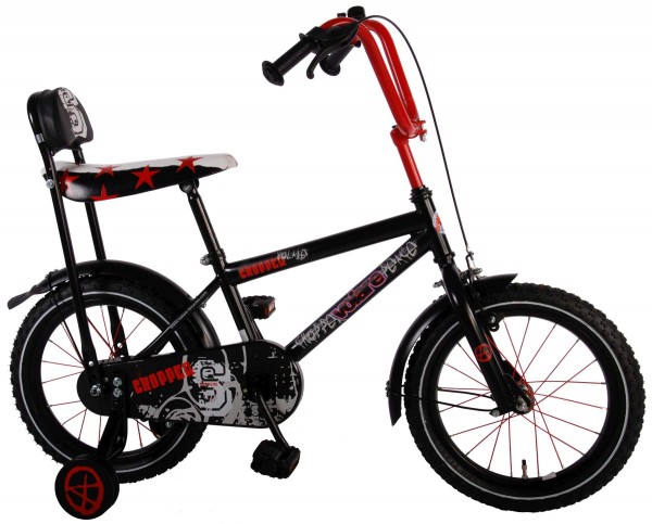 Bicicleta pentru baieti 16 inch cu roti ajutatoare Volare Chopper ajutatoare imagine 2022 protejamcopilaria.ro