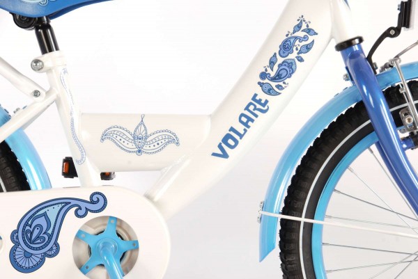 Bicicleta pentru fete 18 inch cu cosulet Volare Paisley nichiduta.ro