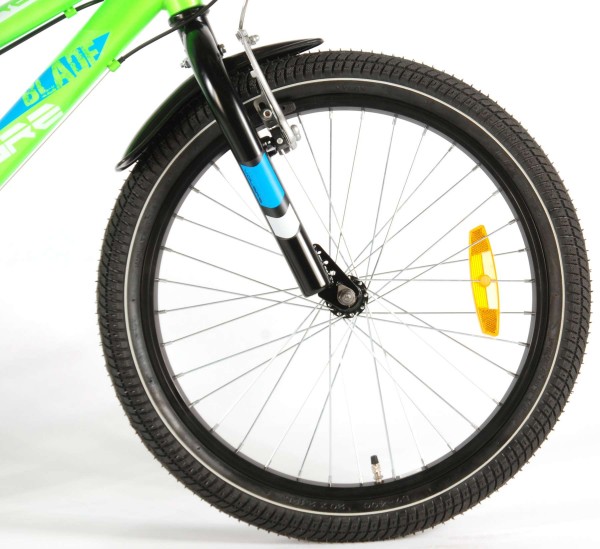 Bicicleta verde pentru baieti 20 inch cu 6 viteze Volare Blade nichiduta.ro