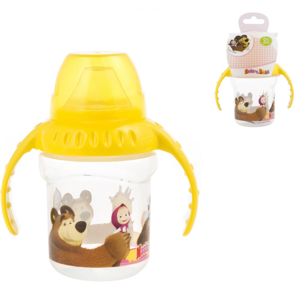 Cana cu maner 4 luni First Sips Masha and The Bear Lulabi 8053400